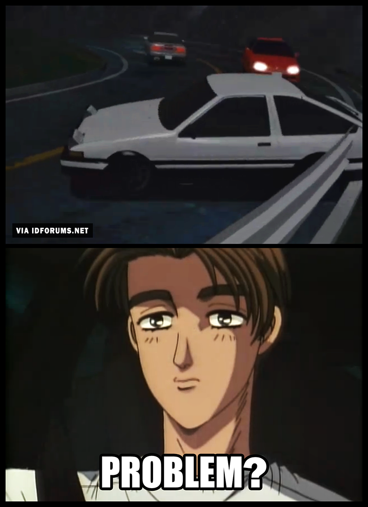 Tropes pertaining to the Initial D anime/manga with multiple examples inclu...