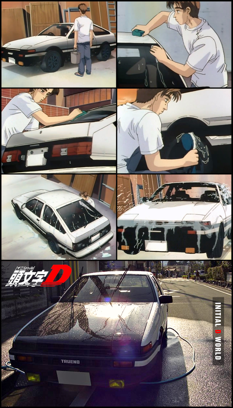 Initial D World - Discussion Board / Forums -> Takumi Car Wash Scene